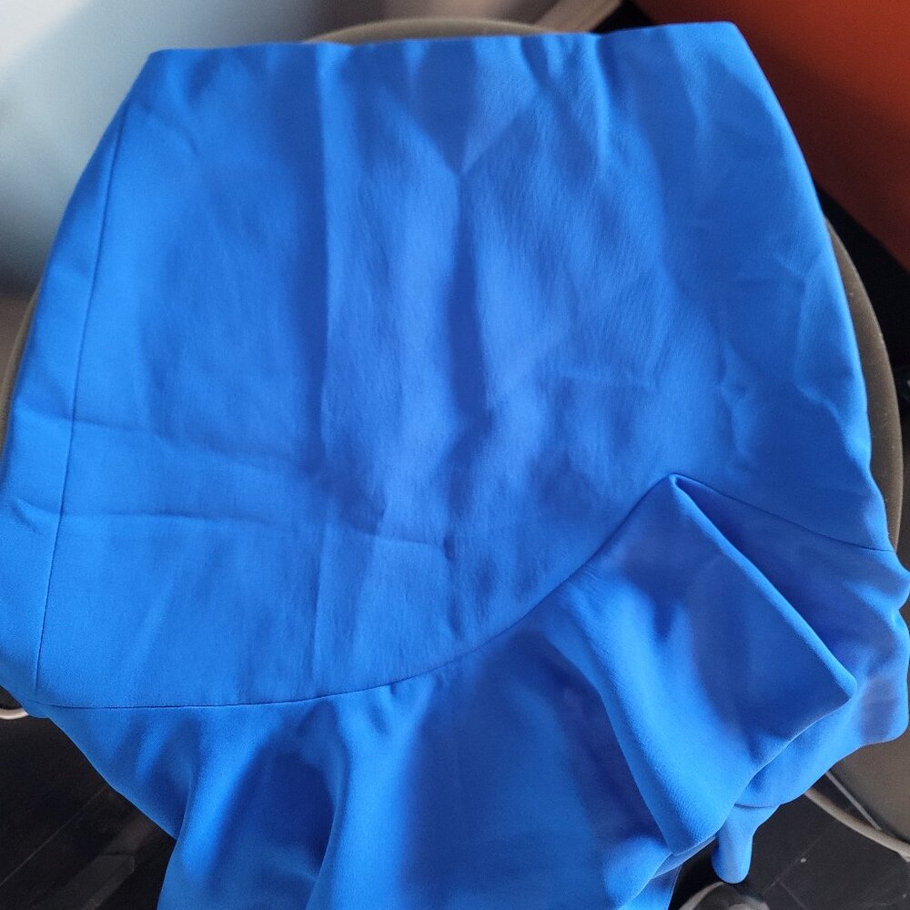 Alice + Olivia Cobalt Blue Midi Flutter Skirt Sz 2